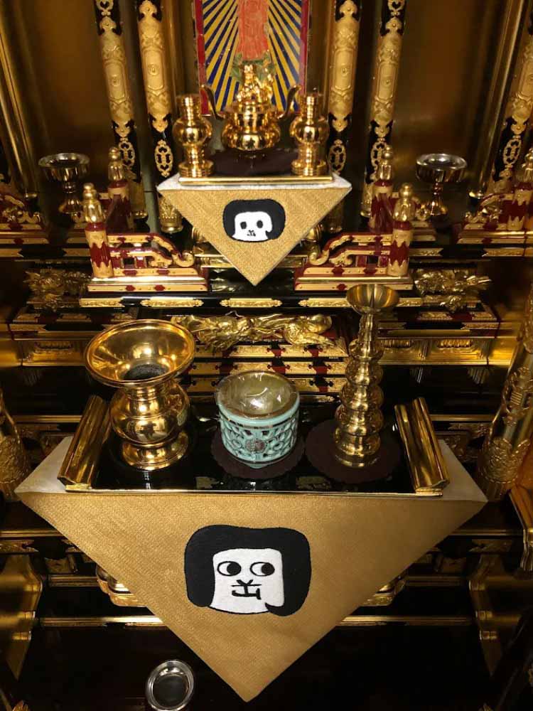 オカザえもんの打敷を作りました